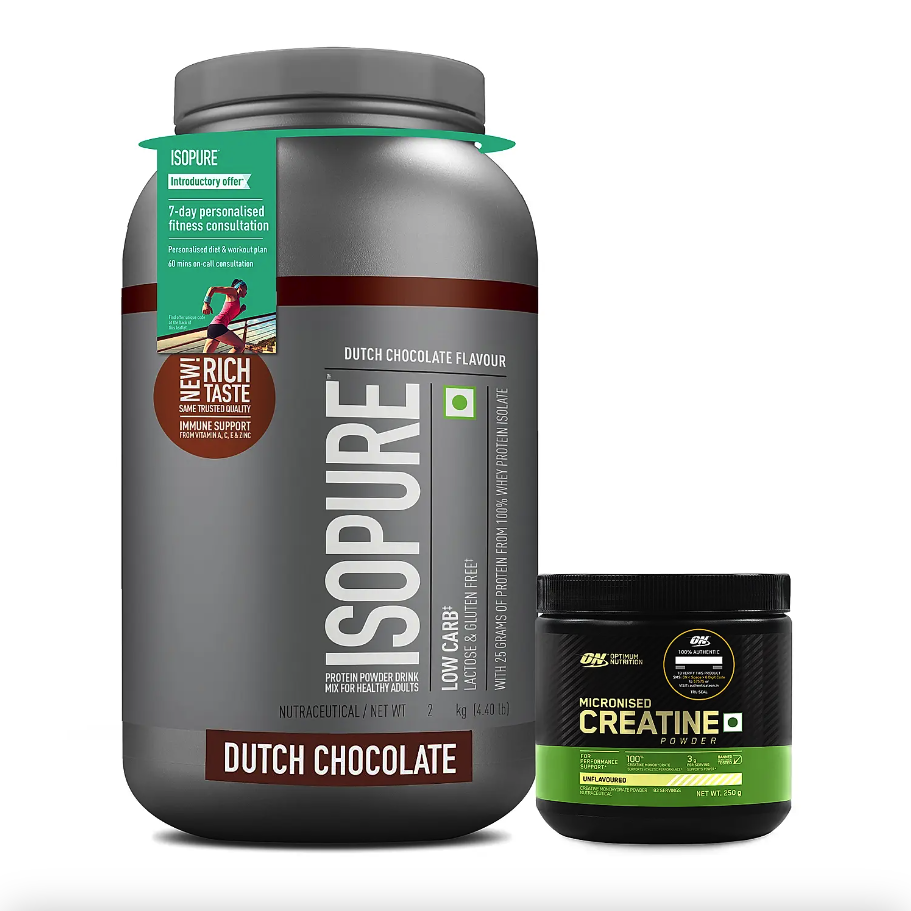 Isopure Whey Protein Isolate 2kg +250g ON Creatine Free