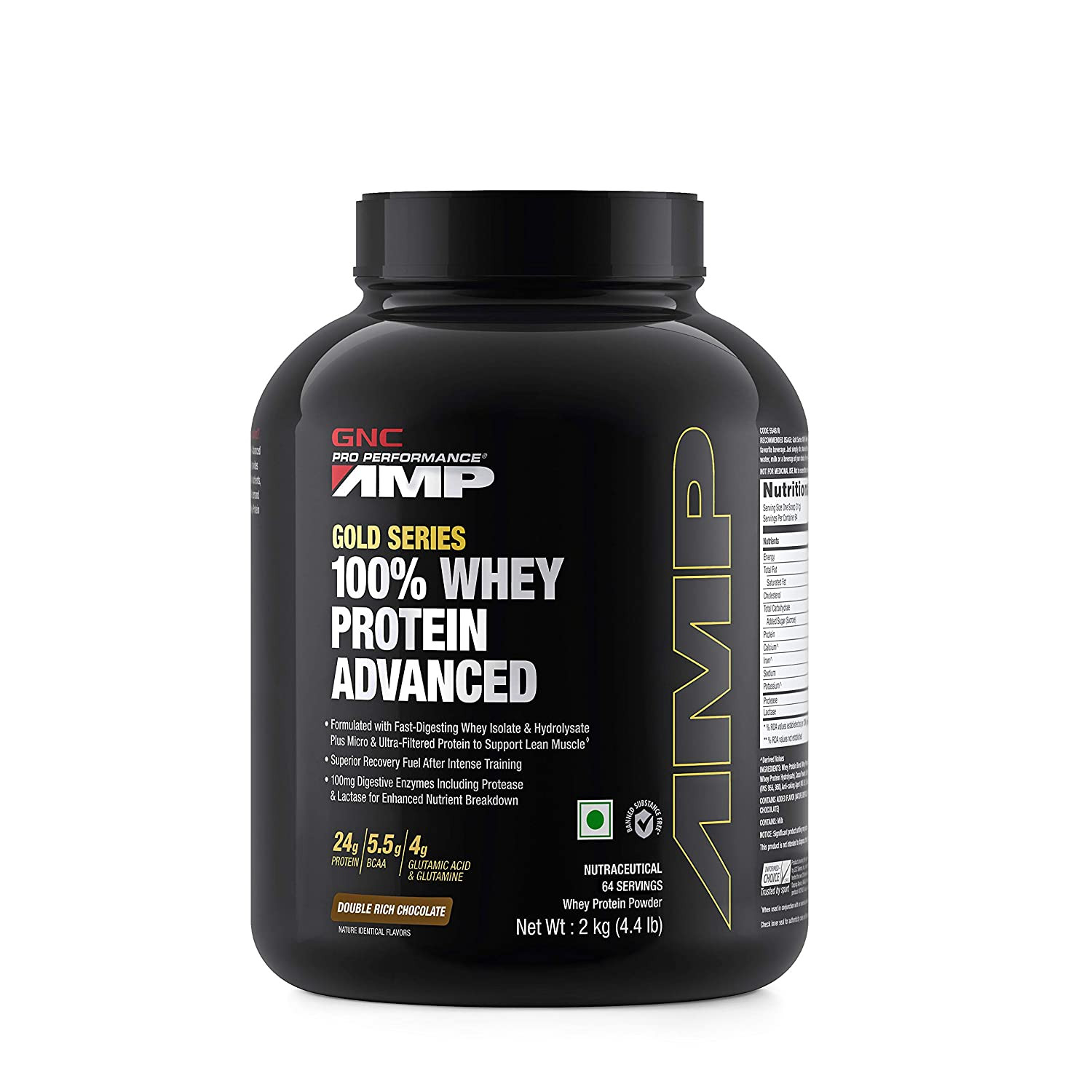 GNC Amp Gold Series 100% Whey Protein