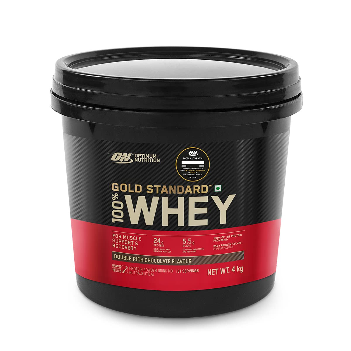 Optimum Nutrition (ON) Gold Standard 100% Whey Protein Powder - 8.8 lbs